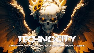 Techno Powerblend | Dark Techno / Dark Electro Mix / Cyberpunk Music / TECHNOCITY