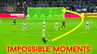 Impossible moments in football
