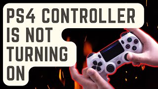 How To Fix PlayStation 4 Controller Won't Turn On | PS4 Controller No Power | Updated 2024