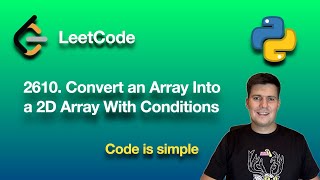 LeetCode 2610 Convert an Array Into a 2D Array With Conditions | python
