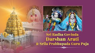 Divine Moments: Sri Radha Govinda Darshan Arati \u0026 Srila Prabhupada Guru Puja | Seek blessings!