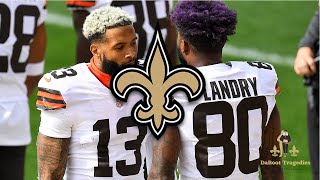 Who Should the Saints Target Next in Free Agency | Jarvis Landry signs!!