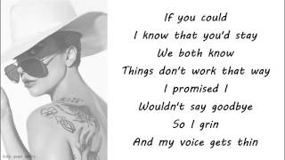 Lady Gaga  - Joanne Lyrics