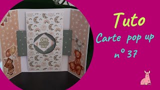 Tuto carte pop up n°37 : Peek a boo facile - 100% Action