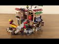 lego creator 3in1 design 3 downtown noodle shop speedbuild