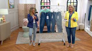 Candace Cameron Bure Pacific Denim Straight Leg Cropped Jean on QVC