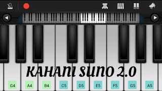 Kahani Suno 2.0 - Kaifi Khalil | Perfect Piano | Basic Piano