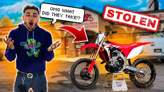 SOMEONE STOLE ALL THE BIKES BUT MINES . . . (WE GOT ROBBED) | BRAAP VLOGS