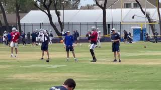 More light throwing as Dak as practice is starting up. Dak was 'Da Man' on Hard Knocks lastnight.