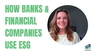 How Banks \u0026 Financial Companies Use ESG