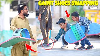 Gaint Shoes Swapping Prank - | @NewTalent