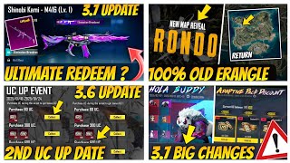 🔥GOOD NEWS | M4 Shinobi Kami Gun Return ? | Old Erangle Return | Next Uc Up Release Date | Rondo Map