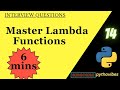 What are Lambda Functions|Anonymous Functions| #python #coding #interview #question @pythonvibes_
