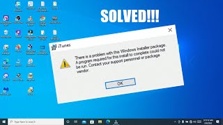 There is a Problem with this Windows Installer Package - CARA ATASI