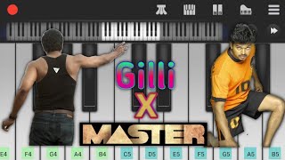 Master Kabadi BGM Piano Notes | Gilli X Master Combo | Vijay | Vijaysethupathi | Arjun Das | Anirudh