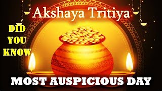 AKSHAYA TRITIYA 2024 | KNOW ALL ABOUT AKSHAYA TRITIYA | HAPPY AKSHAYA TRITIYA