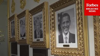 TAKE A LOOK: White House Adds Plaques Beneath Photos Along 'Presidential Walk Of Fame'
