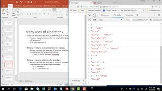 8c. JavaScript String Operators