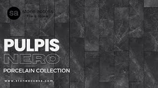 Pulpis Nero Porcelain Tile  I  Mosaic  I  Stone Access