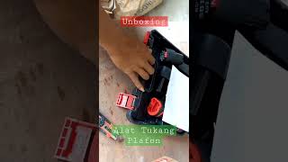 alat tukang bor baterai #unboxing