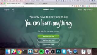 Khan Academy Style Dropdown Navigation Tutorial