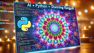 Creating a Stunning AI-Generated Rangoli with Python!