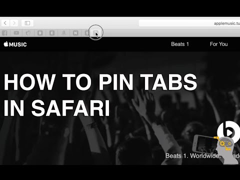 Pinning Sites in Safari and Mac OS