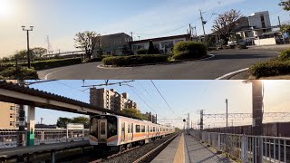 白新線　東新潟駅