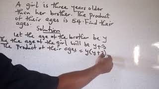 How To Solve Word Problems Leading To Quadratic Equations @fischermath271