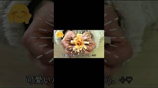 不器用がハムの花を作ったら…こうなった／#shorts