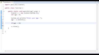 Java Programming Tutorial 9 - If Statements