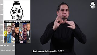 Deaf News Highlights of 2022