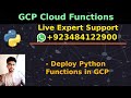 How to Deploy any Python Function in GCP (Google Cloud Platform) | Cloud Function GCP