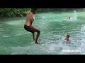 swimming in crystal clear water in the kerala thrissur phenomenal travel