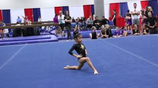 Arianna Espinoza 1st Floor SoCal South State Championships 2015 Level 3