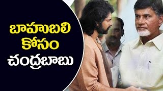 Chandrababu Naidu support to prabhas baahubali 2 movie | ss rajamouli