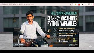 02 Mastering Python Variables: Data Types, Scope & Operations | Full Stack Foundations