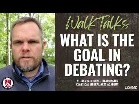 What is the goal in a debate?