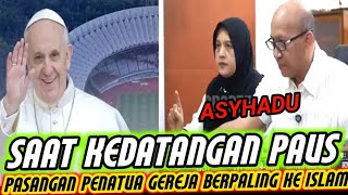 Pasangan Penatua Gereja Berpaling ke Islam Saat Kedatangan Paus Umat Katolik dan Kristen Panas