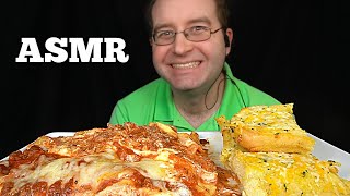 ASMR CHEESY LASAGNA MUKBANG (No Talking) EATING SOUNDS