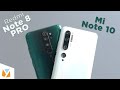 Mi Note 10/Xiaomi CC9 Pro vs Redmi Note 8 Pro Comparison Review