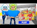 SECRET BARRY is SAM in Prison Run Escape vs EVERYONE Roblox