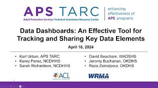 Data Dashboards: An Effective Tool for Tracking and Sharing Key Data Elements