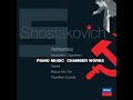 shostakovich aphorisms op. 13 2. serenade