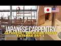 Building a Japanese - American House - Tatemae Day 1 - Timber framing with Japanese Joinery