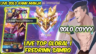 (LIVE) TOP GLOBAL 1 FREDRINN 10K MATCH SOLO RANK BERBURU WS!!