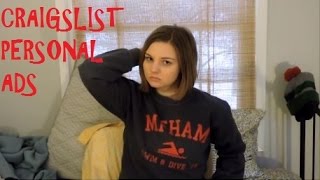 Reading Craigslist Personal Ads