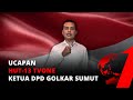 Ucapan HUT-13 tvOne - Ketua DPD Golkar Sumut, Musa Rajekshah