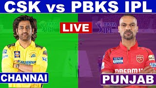 Live CSK Vs PBKS 53rd T20 Match|Cricket Match Today|CSK vs PBKS 53rd T20 live 1st innings #livescore