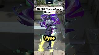 Vyse Setup on Haven YOU MUST LEARN #valorant #valorantclips #valoranttips